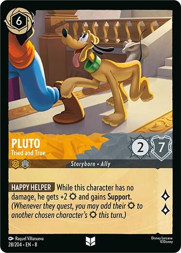 Image for Pluto - Tried and True (28/204) (8) - Disney Lorcana