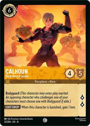 Image for Calhoun - Hard-Nosed Leader (32/204) (8) - Disney Lorcana