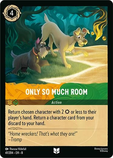 Image for Only So Much Room (41/204) (8) - Disney Lorcana