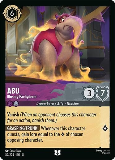 Image for Abu - Illusory Pachyderm (50/204) (8) - Disney Lorcana