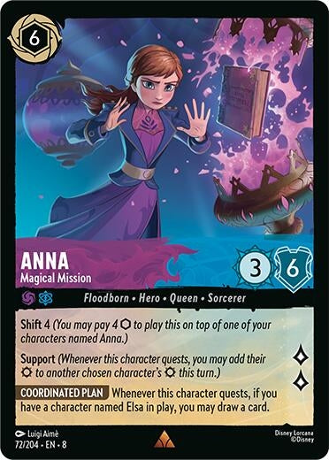 Image for Anna - Magical Mission (72/204) (8) - Disney Lorcana