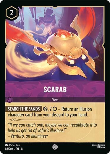 Image for Scarab (83/204) (8) - Disney Lorcana