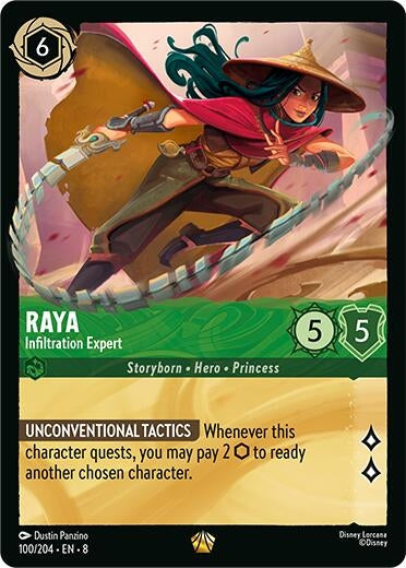 Image for Raya - Infiltration Expert (100/204) (8) - Disney Lorcana