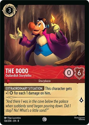 Image for The Dodo - Outlandish Storyteller (126/204) (8) - Disney Lorcana