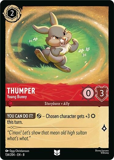 Image for Thumper - Young Bunny (134/204) (8) - Disney Lorcana