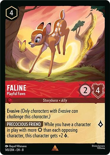 Image for Faline - Playful Fawn (145/204) (8) - Disney Lorcana
