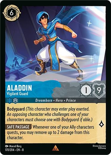 Image for Aladdin - Vigilant Guard (170/204) (8) - Disney Lorcana