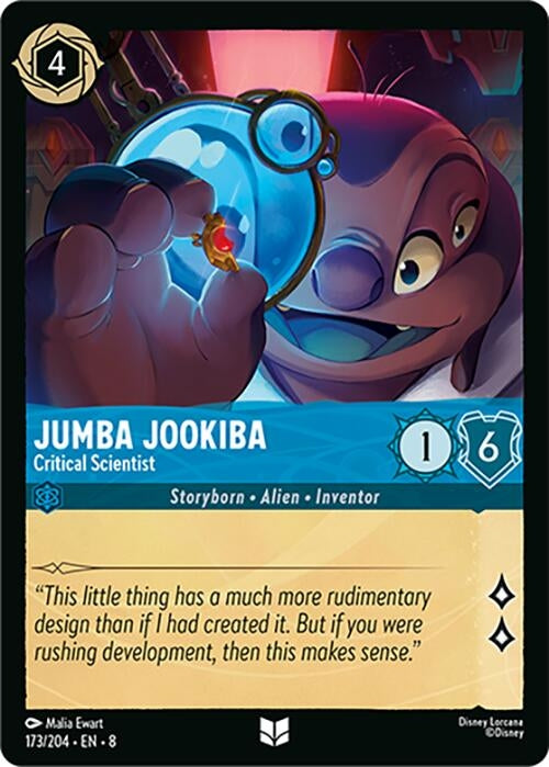 Image for Jumba Jookiba - Critical Scientist (173/204) (8) - Disney Lorcana