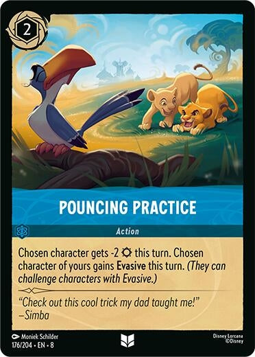 Image for Pouncing Practice (176/204) (8) - Disney Lorcana