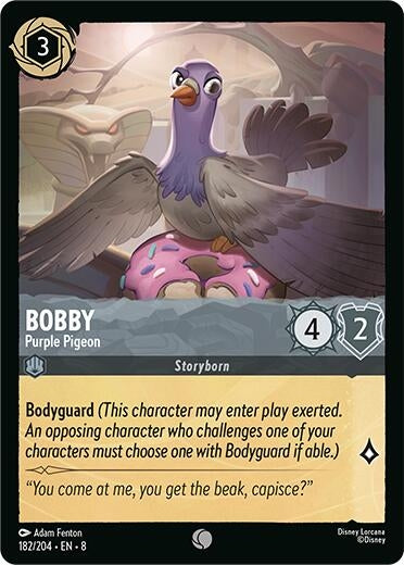 Image for Bobby - Purple Pigeon (182/204) (8) - Disney Lorcana