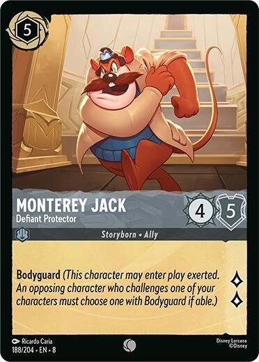 Image for Monterey Jack - Defiant Protector (188/204) (8) - Disney Lorcana