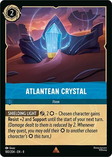 Image for Atlantean Crystal (180/204) (8) - Disney Lorcana