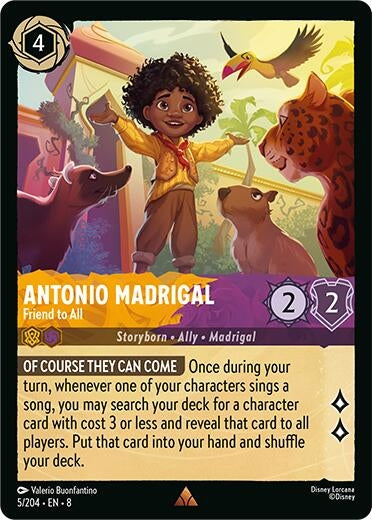 Image for Antonio Madrigal - Friend to All (5/204) (8) - Disney Lorcana