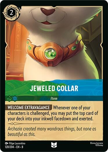 Image for Jeweled Collar (120/204) (8) - Disney Lorcana