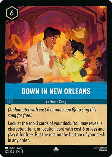 Image for Down in New Orleans (177/204) (8) - Disney Lorcana