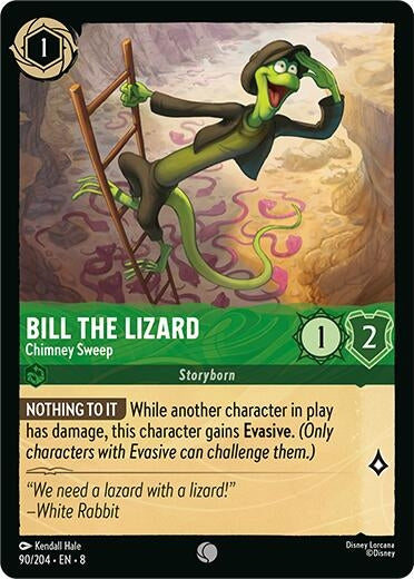 Image for Bill the Lizard - Chimney Sweep (90/204) (8) - Disney Lorcana