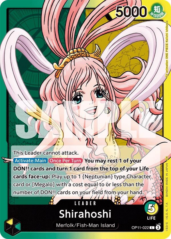 Image for Shirahoshi (022) (OP11-022) (OP11) - One Piece Card Game
