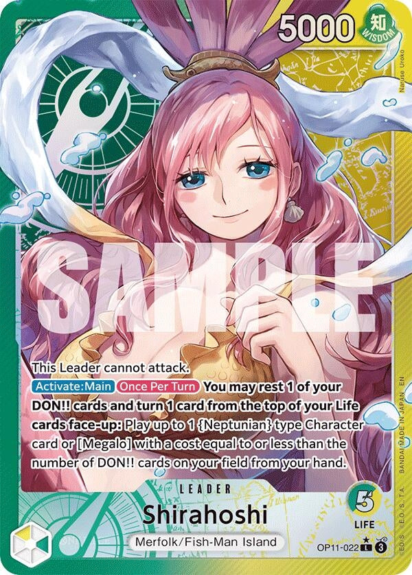 Image for Shirahoshi (022) (Alternate Art) (OP11-022) (OP11) - One Piece Card Game