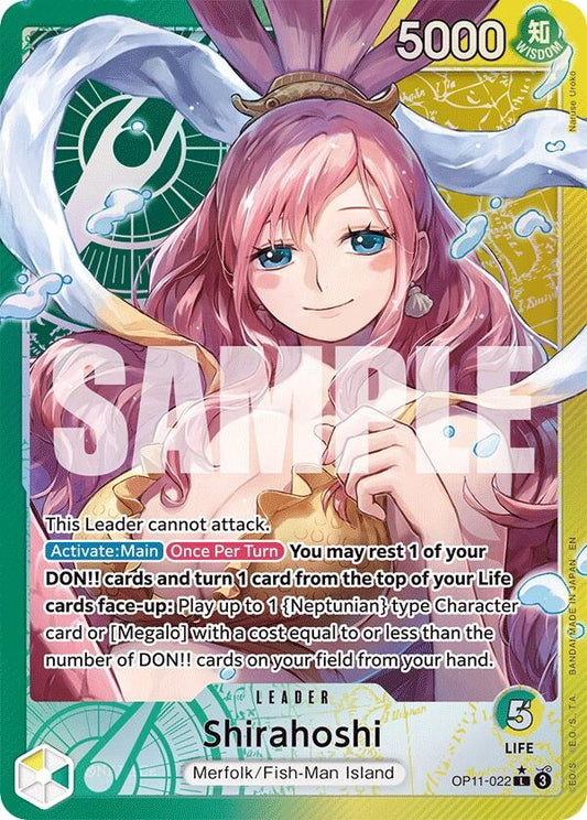 Image for Shirahoshi (022) (Alternate Art) (OP11-022) (OP11) - One Piece Card Game