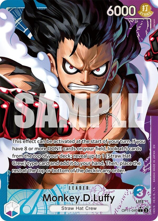 Image for Monkey.D.Luffy (040) (Alternate Art) (OP11-040) (OP11) - One Piece Card Game