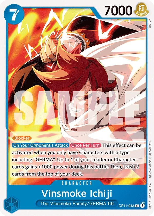 Image for Vinsmoke Ichiji (OP11-043) (OP11) - One Piece Card Game