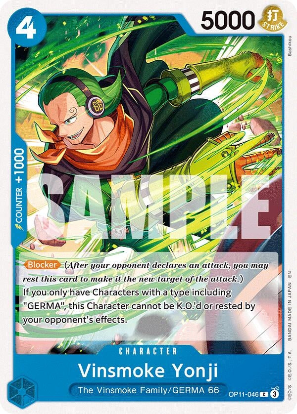 Image for Vinsmoke Yonji (OP11-046) (OP11) - One Piece Card Game