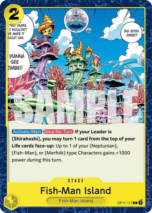 Image for Fish-Man Island (OP11-117) (OP11) - One Piece Card Game