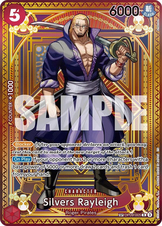 Image for Silvers Rayleigh (SP) (OP09-005) (OP11) - One Piece Card Game