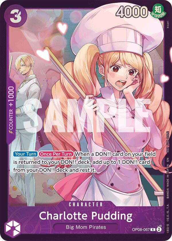 Image for Charlotte Pudding (Store Treasure Cup 2025) (OP08-067) (OP-PR) - One Piece Card Game