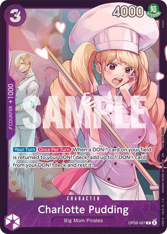 Image for Charlotte Pudding (Store Treasure Cup 2025) (OP08-067) (OP-PR) - One Piece Card Game
