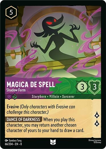 Image for Magica De Spell - Shadow Form (66/204) (8) - Disney Lorcana