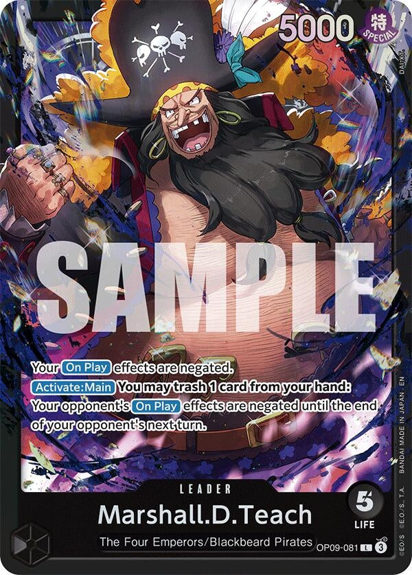 Image for Marshall.D.Teach (OP09-081) (OP09-081) (ST-27) - One Piece Card Game