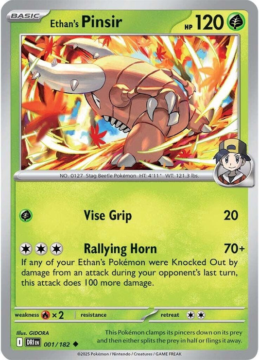 Ethan's Pinsir (001/182) (DRI)