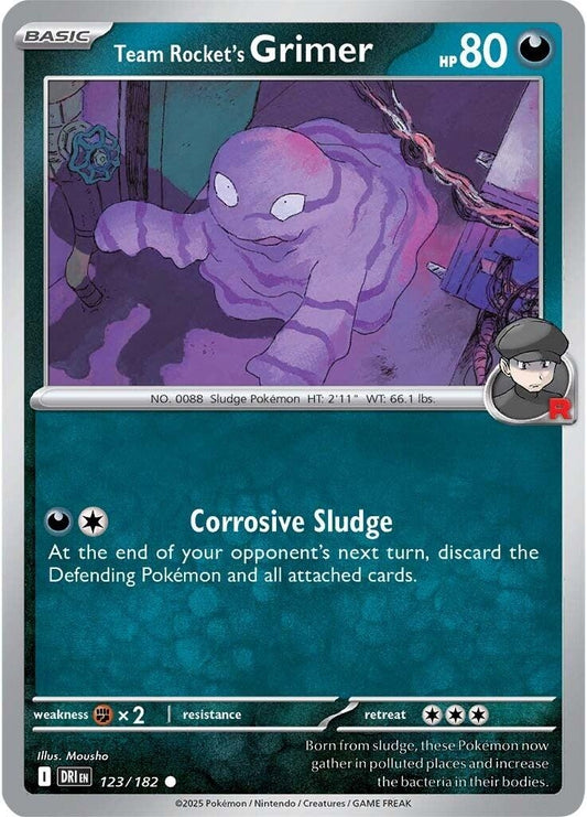Team Rocket's Grimer (123/182) (DRI)