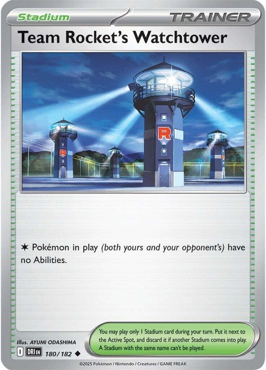 Team Rocket's Watchtower (180/182) (DRI)