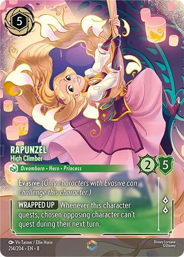 Image for Rapunzel - High Climber (Enchanted) (214/204) (8) - Disney Lorcana