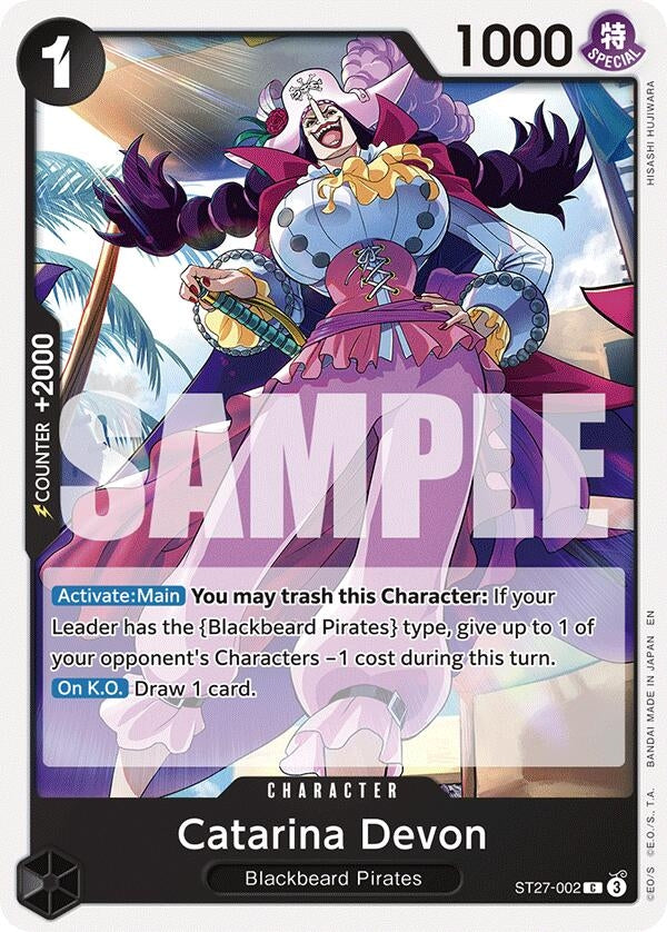 Image for Catarina Devon (ST27-002) (ST-27) - One Piece Card Game