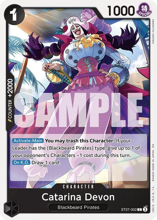 Image for Catarina Devon (ST27-002) (ST-27) - One Piece Card Game