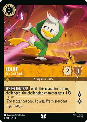 Image for Louie - One Cool Duck (Foil) (1/204) (8) - Disney Lorcana