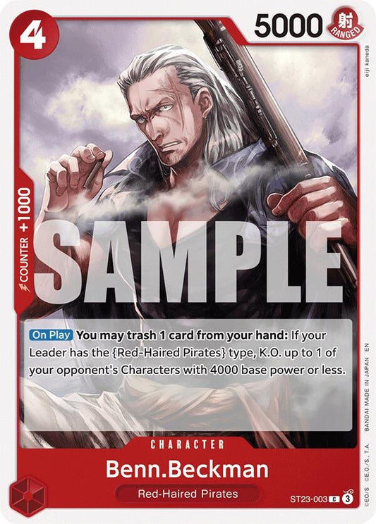 Image for Benn.Beckman (ST23-003) (ST-23) - One Piece Card Game