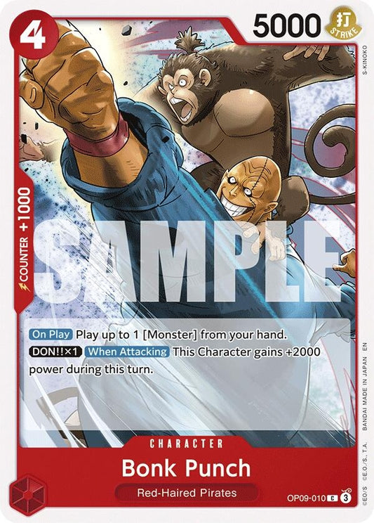 Image for Bonk Punch (Reprint) (OP09-010) (ST-23) - One Piece Card Game