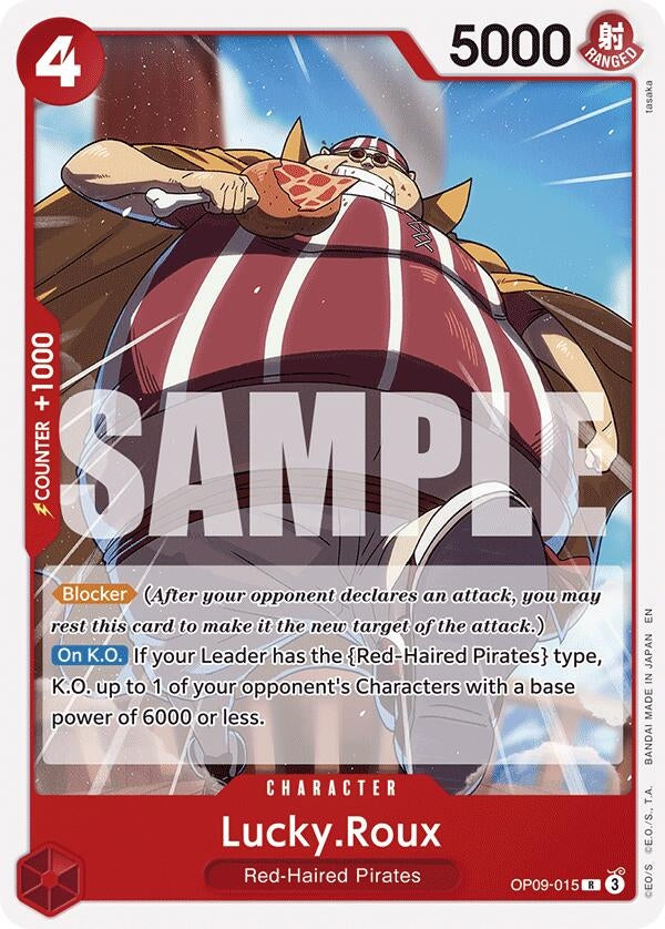 Image for Lucky.Roux (Reprint) (OP09-015) (ST-23) - One Piece Card Game