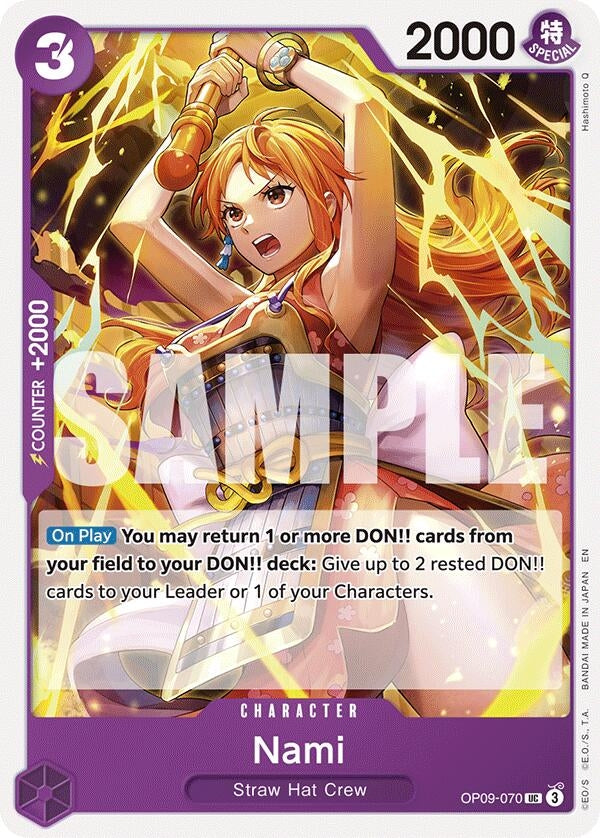 Image for Nami (Reprint) (OP09-070) (ST-26) - One Piece Card Game