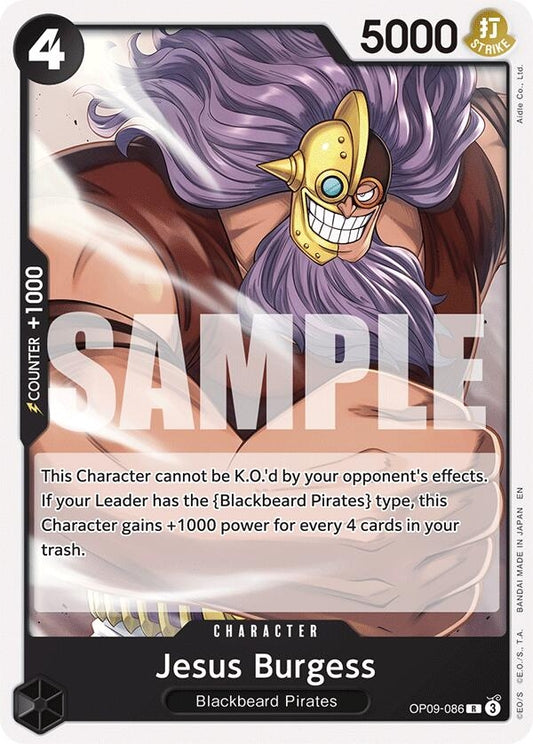 Image for Jesus Burgess (Reprint) (OP09-086) (ST-27) - One Piece Card Game