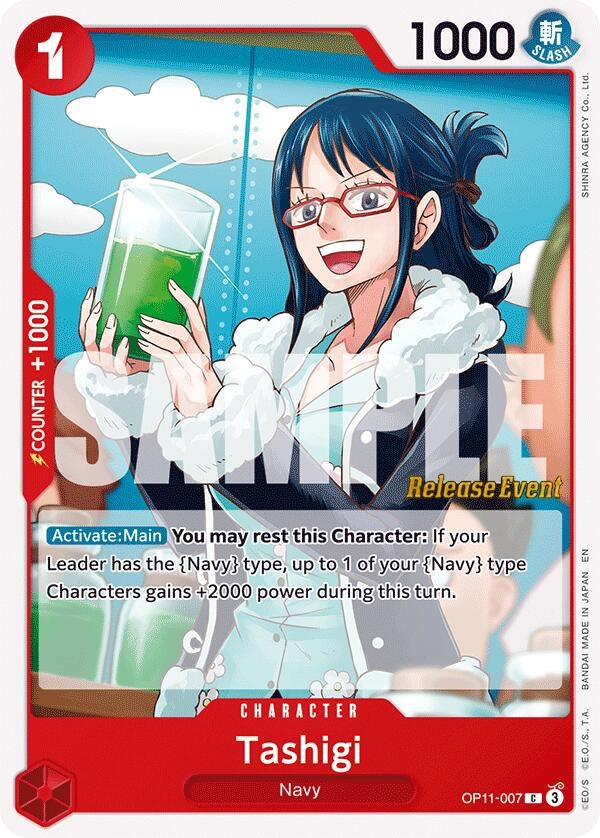 Image for Tashigi (OP11-007) (OP11 RE) - One Piece Card Game