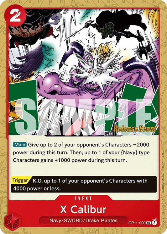 Image for X Calibur (OP11-020) (OP11 RE) - One Piece Card Game