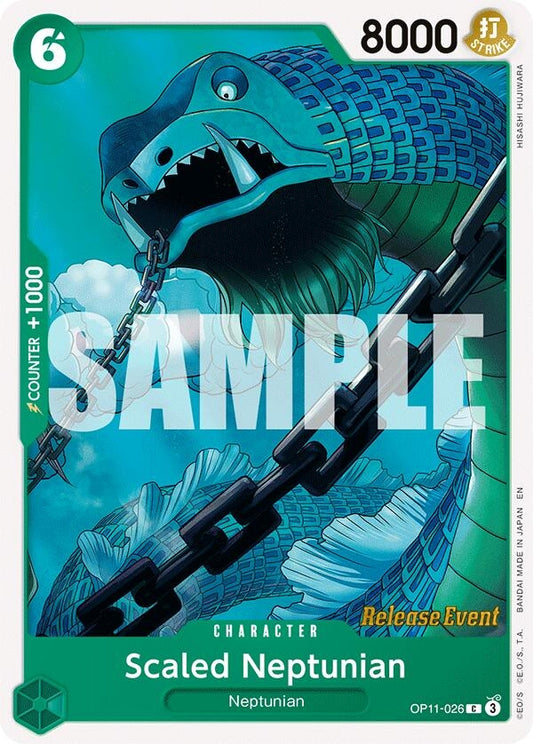 Image for Scaled Neptunian (OP11-026) (OP11 RE) - One Piece Card Game