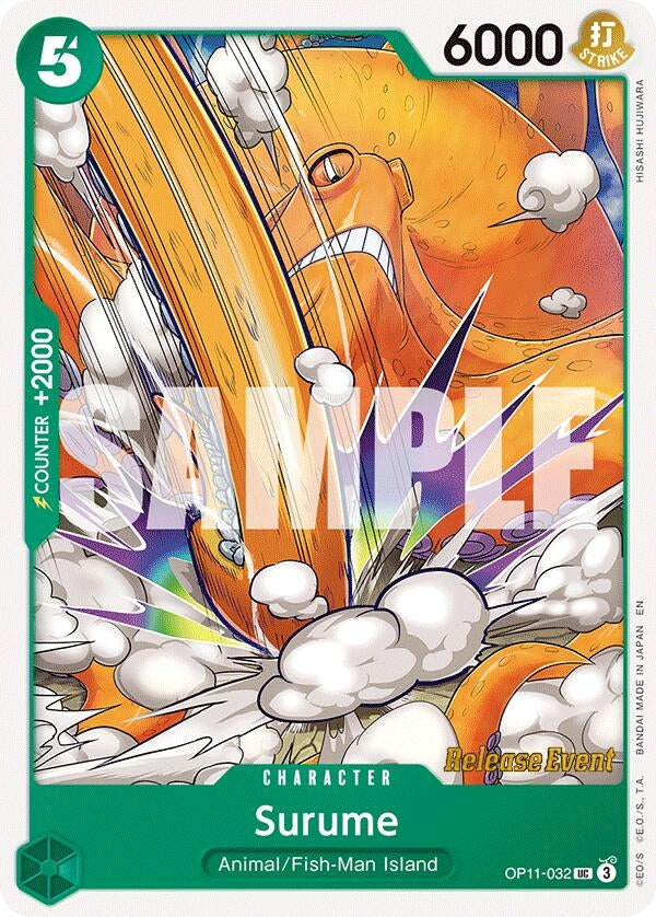 Image for Surume (OP11-032) (OP11 RE) - One Piece Card Game