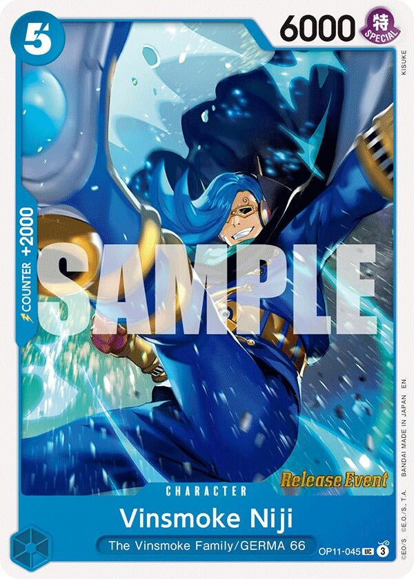 Image for Vinsmoke Niji (OP11-045) (OP11 RE) - One Piece Card Game