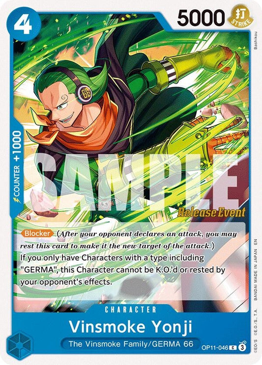 Image for Vinsmoke Yonji (OP11-046) (OP11 RE) - One Piece Card Game